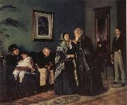 Makovsky, Vladimir In the Doctor-s Wating Room oil